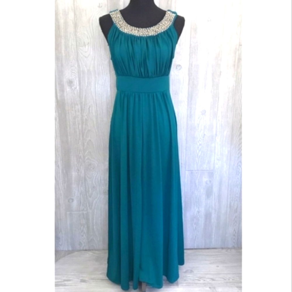 Sandiva teal maxi dress
